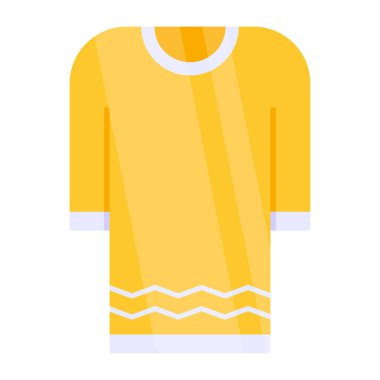 Geleneksel kameez simgesi, düzenlenebilir vektör