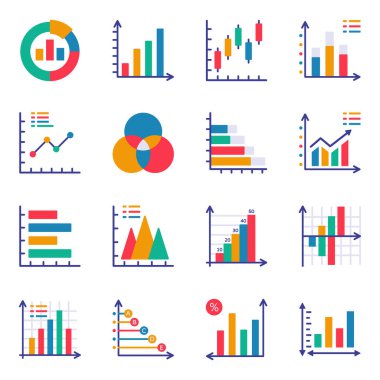 Grafik Düz Simgeleri Paketi