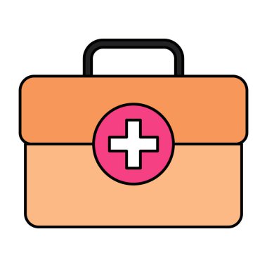 İlk yardım kitinin vektör tasarımı