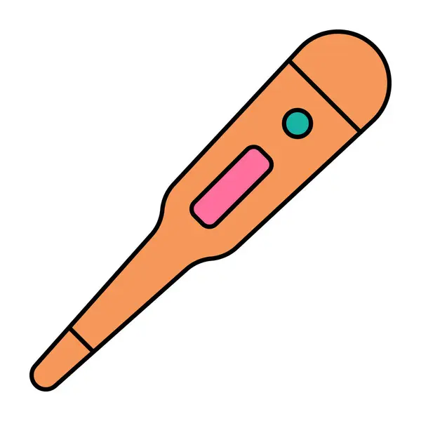 Editable Design Icon Digital Thermometer — Stockvector