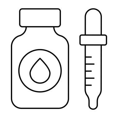 Göz damlalarının bir simge tasarımı