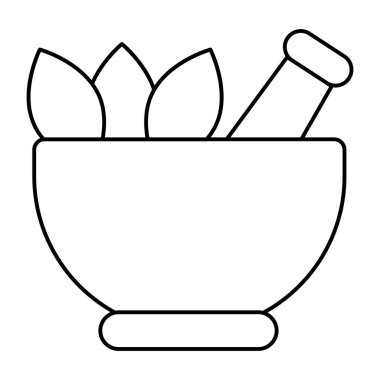 Havan topu modern tasarım simgesi