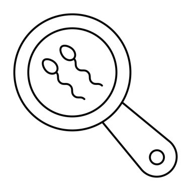 Arama spermlerinin premimium indirme simgesi