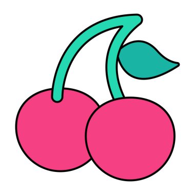 Kirazların simge tasarımı