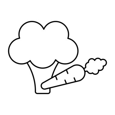 Sebzelerin moda vektör tasarımı