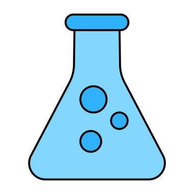      Kimyasal şişenin son moda vektör tasarımı