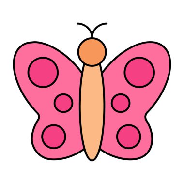 Kelebeğin simge tasarımı