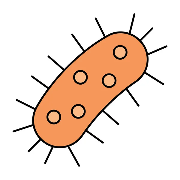 Icono Diseño Perfecto Bacterias — Archivo Imágenes Vectoriales