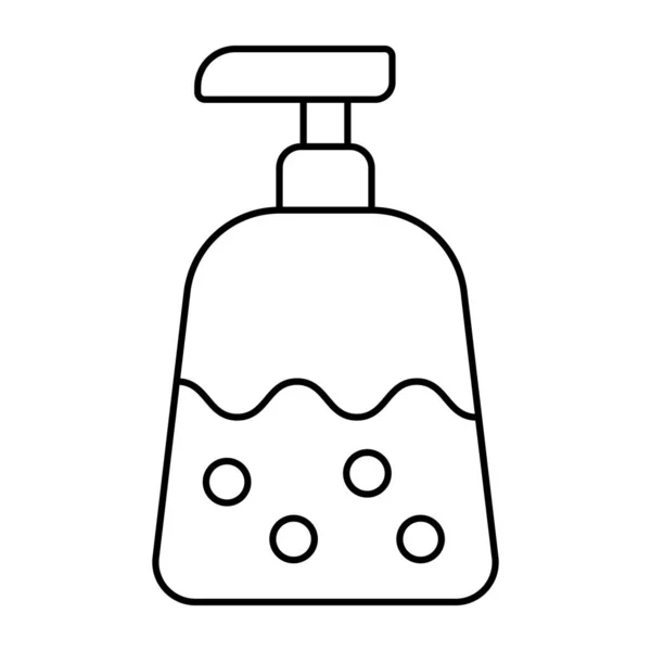Linear Design Icon Hand Sanitizer — стоковый вектор