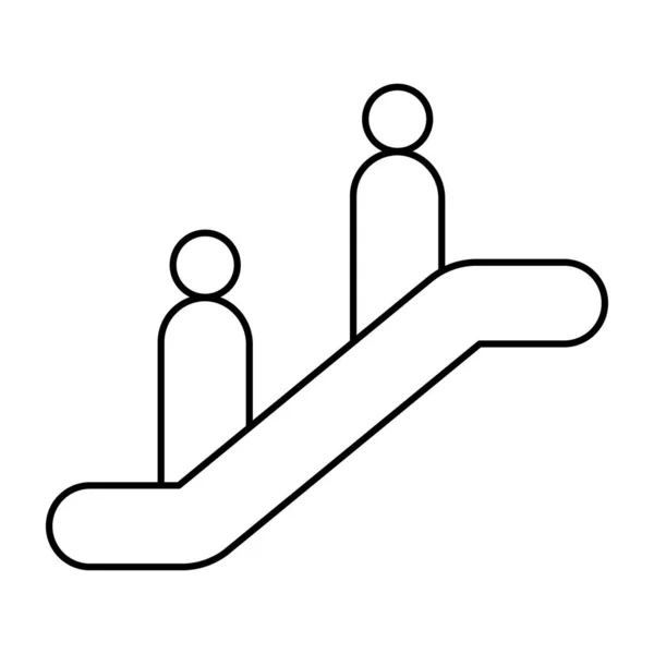 Modifiable Icon Escalator — Vetor de Stock