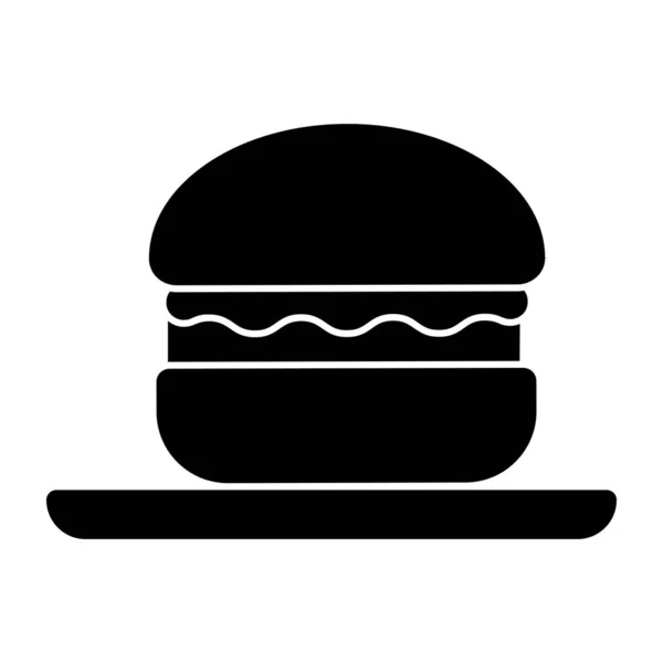 Modern Design Icon Burger — 스톡 벡터