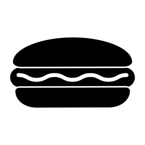 Modern Design Icon Hotdog Burger — Stock Vector