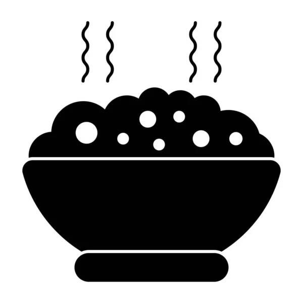 Food Bowl Icon Trendy Design —  Vetores de Stock