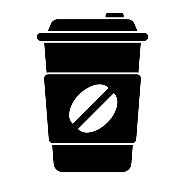 Editable Design Icon Coffee Cup — 스톡 벡터