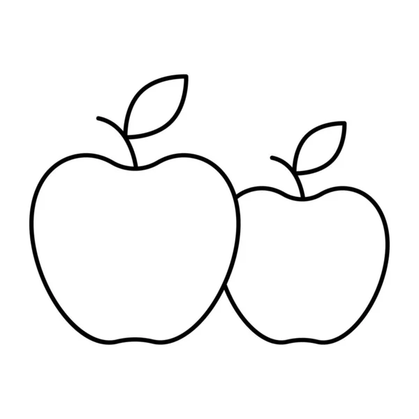 Beautiful Design Icon Apple — 스톡 벡터