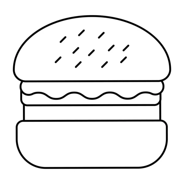 Modern Design Icon Burger — Stock Vector