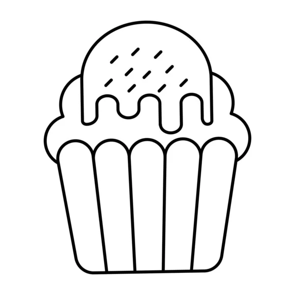 Premium Download Icon Cupcake — Stok Vektör