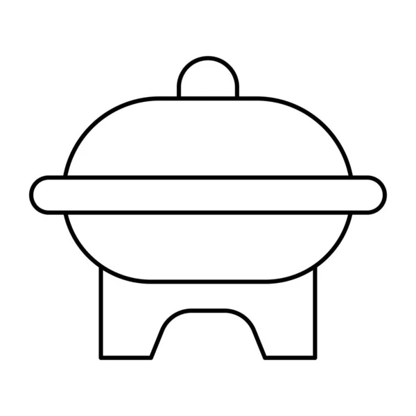 Icono Diseño Bandeja Alimentos — Archivo Imágenes Vectoriales