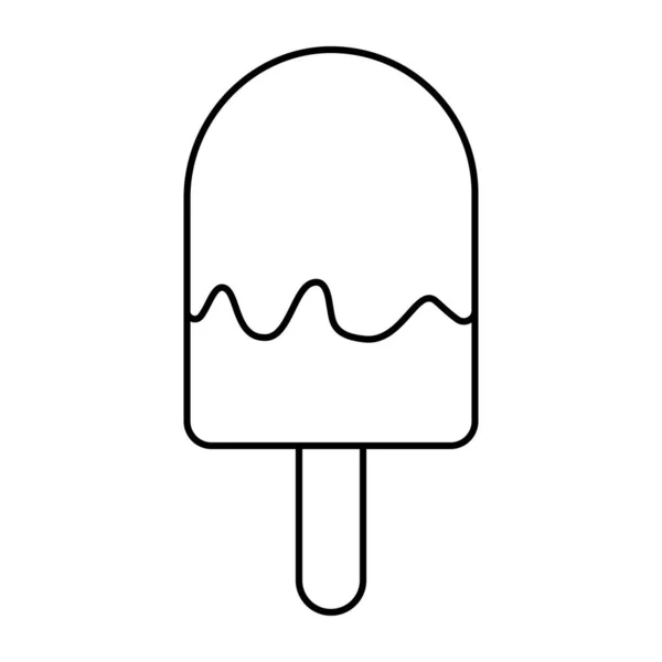 Popsicle Icon Editable Vector — Archivo Imágenes Vectoriales