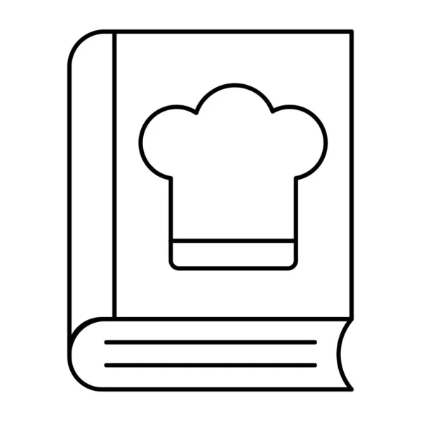Linear Design Icon Cookbook — Stok Vektör