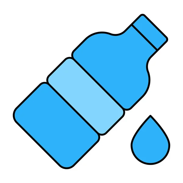 Perfekte Design Ikone Der Wasserflasche — Stockvektor