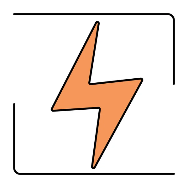 Modern Design Icon Bolt — Stockvektor