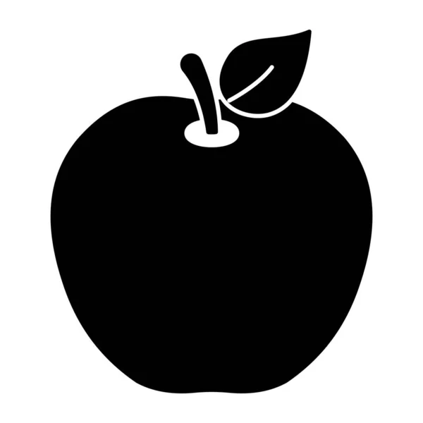 Idealny Wzór Ikony Jabłka — Wektor stockowy
