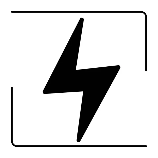 Modern Design Icon Bolt — Stockový vektor