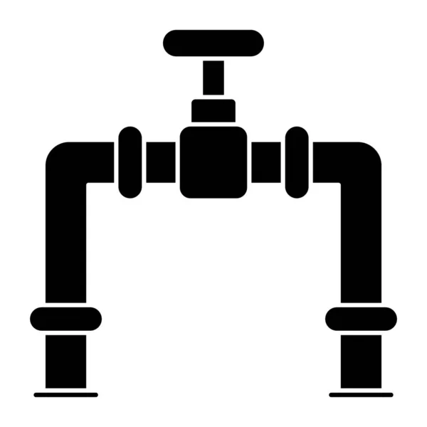 Boru Hattının Mükemmel Tasarım Simgesi — Stok Vektör