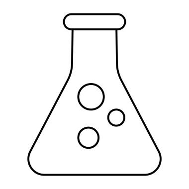      Kimyasal şişenin son moda vektör tasarımı