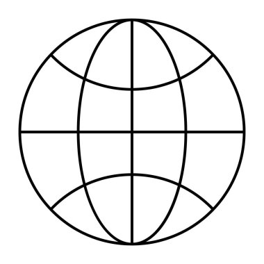 Doğrusal tasarımda dünya simgesi