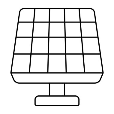 Güneş panelinin mükemmel tasarım simgesi