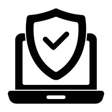 Yıldız kalkanının düzenlenebilir tasarım simgesi