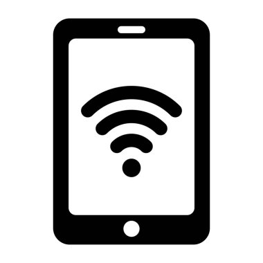 Mobil Wi-Fi 'nin modern tasarım simgesi