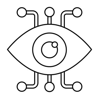 Ağ izlemenin son moda vektör tasarımı