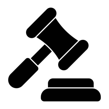 Açık artırmanın düzenlenebilir tasarım simgesi