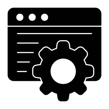 Web ayarlarının premimium indirme simgesi