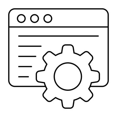 Web ayarlarının premimium indirme simgesi