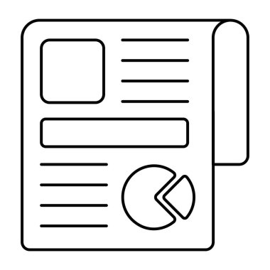 İş raporunun simge tasarımı