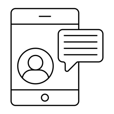 Mobil tasarım için mobil video çağrı simgesi