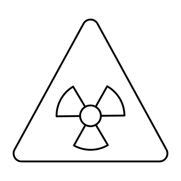 放射線標識のトレンディーなベクトル設計 — ストックベクタ
