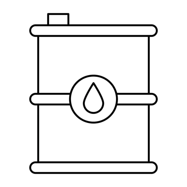 Editable Design Icon Oil Drum — Stockvektor