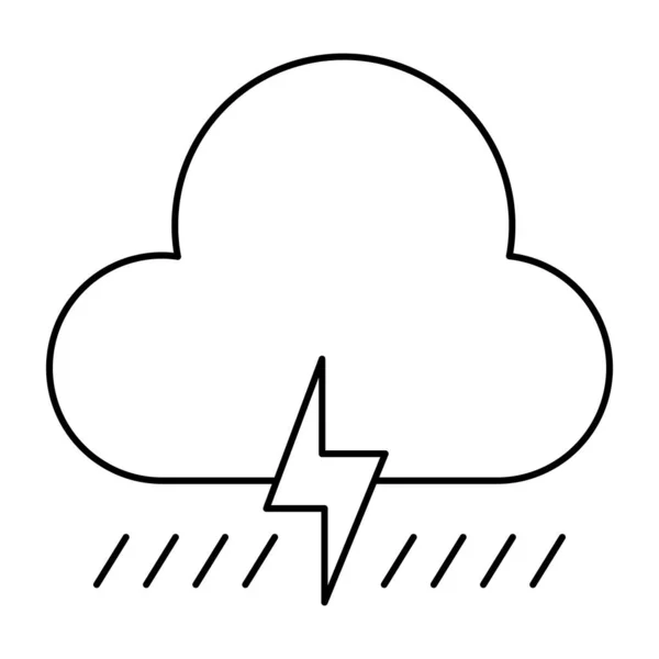 Creative Design Icon Thunderstorm — стоковый вектор