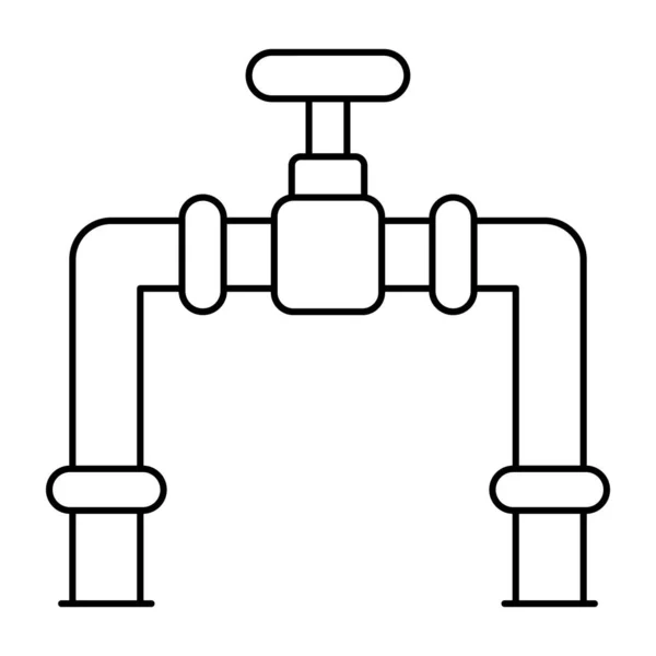 Icono Diseño Perfecto Tubería — Vector de stock