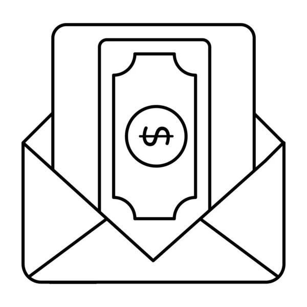 Premium Download Icon Money Envelope — Vetor de Stock