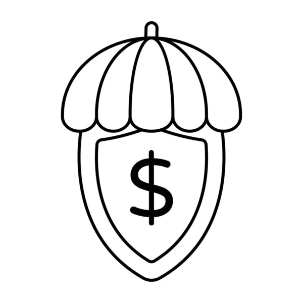 Perfect Design Icon Financial Security — Stock Vector