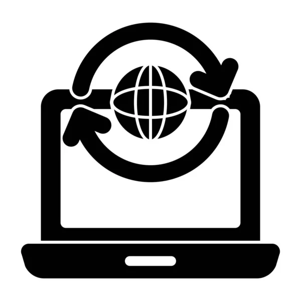 Premium Download Icon Global Refresh — Image vectorielle