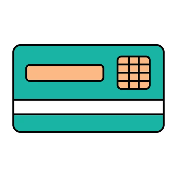 Perfect Design Icon Atm Card — 스톡 벡터