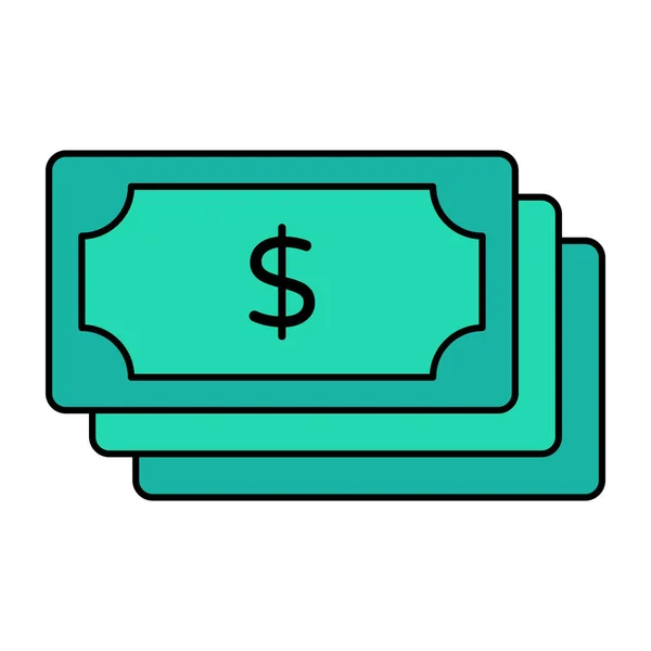 Perfect Design Icon Banknotes — Stockvector