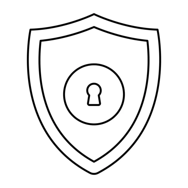 Design Vetor Moda Escudo Segurança —  Vetores de Stock